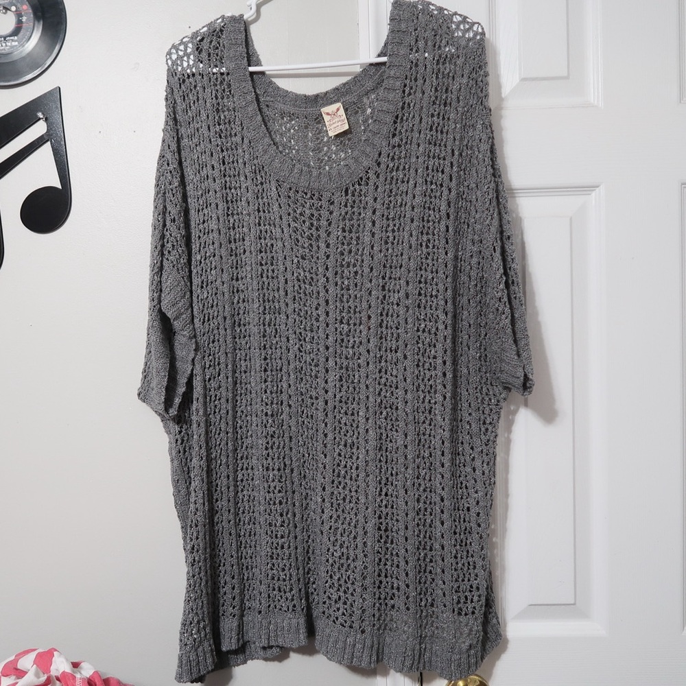 bohemian style mesh top